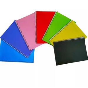 دفتر مشق 80 برگ آوان مدل حاشیه دار طرح کرومی و ملودی کد LF1