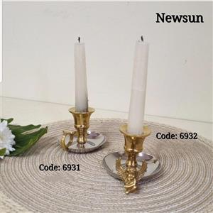 شمعدان هندی استیل برنج نیوسان مدل فرشته کد 6932