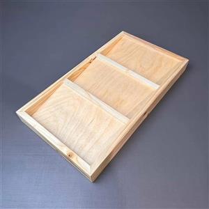 پک نظم دهنده 12 تایی ادویه با شیشه در چوبی به همراه لیبل