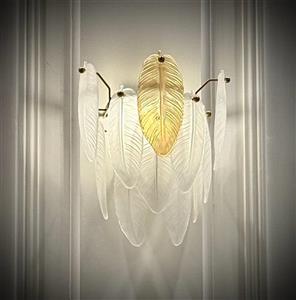 لوستر برگی مدل دیواری