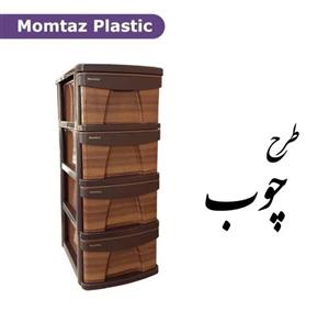 فایل پلاستیکی مممتاز مدل ال ۴ طرح چوب