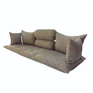 ست 7 تکه پشتی مدل شاه نشین سنتی دست دوز طرح لوزی