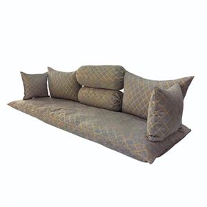 ست 7 تکه پشتی مدل شاه نشین سنتی دست دوز طرح لوزی