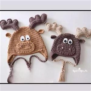 کلاه بافتنی گوزن