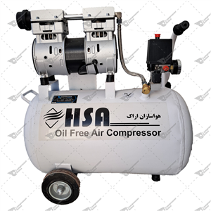 کمپرسور هوا (پمپ باد) 50 لیتری سایلنت اویل فری