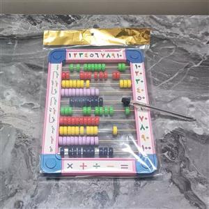 چرتکه 10 میله ای تخت و بزرگ