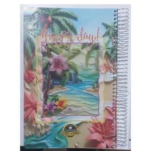 دفتر 200 برگ تکنو سیمی بسیار زیبا مدل رودخانه