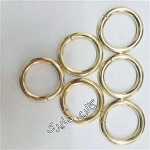 حلقه فلزی طلایی 3 سانت مناسب گیفت حلقه طلایی