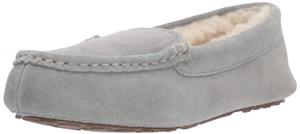 Amazon Essentials Women's Leather Moccasin Slipper