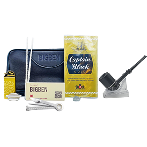 پیپ چوبی پایه کوتاه چوب گردو کد 257