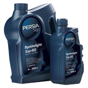 روغن موتور پرشیا ساین 5w40 sn تمام سینتتیک وارداتی حجم چهار لیتر