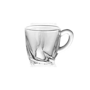 فنجان کریستال لب طلا هلندی مدل کوادرون وارداتی کیفیت عالی و شفاف در بسته هایی ششتایی