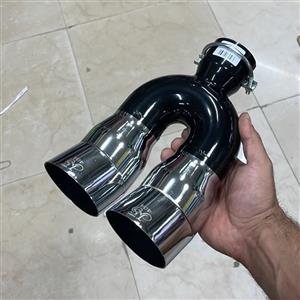 سر اگزوز 2 لول شکاری فوق العاده باکیفیت کروم ضد زنگ و بسیار جذاب 