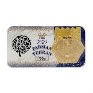 سکه طلا 18 عیار مدل پارسیان تهران کد parsiantehran وزن 0.1 گرم