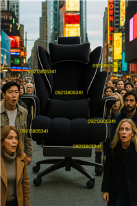 صندلی گیمینگ سوشیما پارچه مشکی