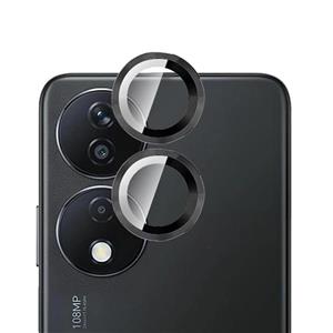 محافظ لنز دوربین Honor X7B رینگی مدل شیشه ای آلومینیومی