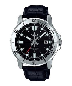 ساعت مچی عقربه ای مردانه کاسیو مدل MTP-VD01L-1EVUDF Casio MTP-VD01L-1EV Men's Enticer Stainless Steel Black Dial Casual Analog Sporty Watch