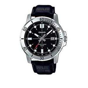 ساعت مچی عقربه ای مردانه کاسیو مدل MTP-VD01L-1EVUDF Casio MTP-VD01L-1EV Men's Enticer Stainless Steel Black Dial Casual Analog Sporty Watch