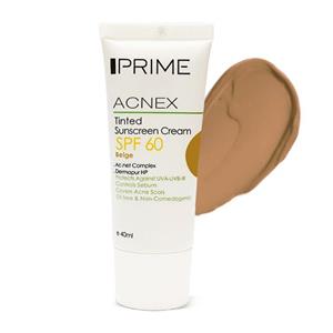 کرم ضد آفتاب رنگی پرایم مدل Acnex   SPF60