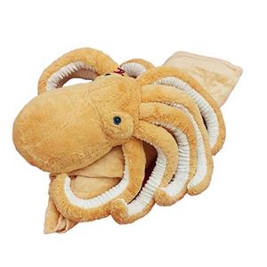 عروسک مدل اختاپوس هشت پا بالشتی طول 80 سانتی متر به همراه پتو