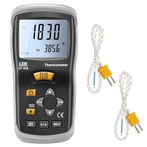 ترمومتر تماسی دو کاناله CEM مدل DT-613