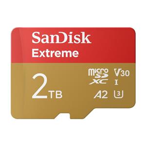 کارت حافظه microSDXC سن دیسک مدل Extreme V30 کلاس 10 استاندارد UHS-I U3 سرعت 240mbps ظرفیت 2 ترابایت