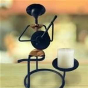 جا شمعی فلزی طرح آدمک