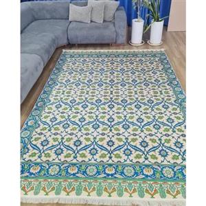 فرشینه | فرش چاپی برند حسن نیا چاپی مخمل طرح افشان 054 (پس کرایه)