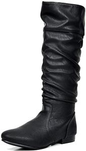 DREAM PAIRS Women's Knee High and up Riding Boots (Wide-Calf)