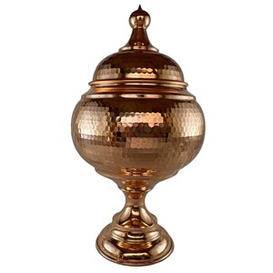 آجیل خوری مسی مدل خمره ای کد 2434-3