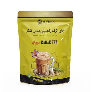 چای کرک زنجبیل بدون شکر حاوی استویا پپتینا - 200 گرم بسته 20 عددی