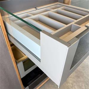 ریل بدنه دار اسلیم شیشه اینر 40kg نوک مدادی با فرانت شیشه ارتفاع 193mm فانتونی B526 تا B530