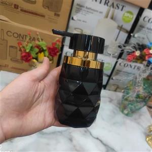 جامایع تک طرح آناناسی  کنتراست رنگ زیبا شکیل  پرطرفدار مشکی طلایی مناسب سرویس بهداشتی یا آشپزخانه یا حمام تضمین کیفیت 