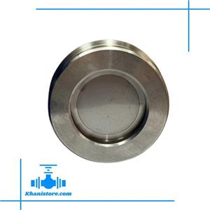 شیر چک ولو ویفری بین فلنجی دبل پلیت (استیل) 4 اینچ 