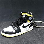 Air Jordan 1 I High Retro NRG Not For Resale Yellow OG Sneakers Shoes 3D Keychain Figure