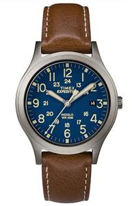 TIMEX Brown Leather Watch-TW4B11100