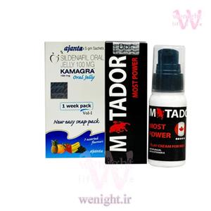 پک تقویت نعوظ و تاخیری کرم ماتادور و ژل کاماگرا - ارسال محرمانه با پست پیشتاز