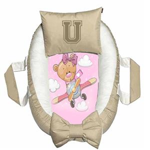 تشک غلت گیر نوزاد پاد آفرین مدل خرس طرح حرف U