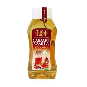 سیروپ کارامل و وانیل رژیمی بر پایه عسل تیجون