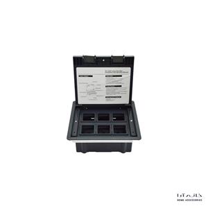 پریز کف با ظرفیت 6 ماژول ملونی 10160-6