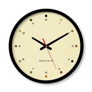 ساعت دیواری راویتا مدل مینیمال کد 3640