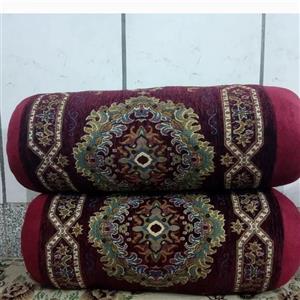 پشتی گرد سنتی (کپسولی ) جنس مخمل شانل سایز 20 در 60