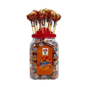 آبنبات چوبی با طعم پرتقالی آدرین بسته 60 عددی