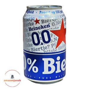 آبجو هینیکن Heineken قوطی ۳۳۰ میلی‌لیتر