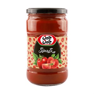 رب گوجه فرنگی شیشه ای 700 گرمی چین چین 