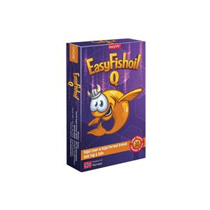 پاستیل جویدنی روغن ماهی EasyFishoil Q تعداد 30 عددی