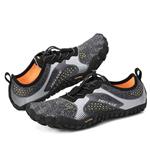 hiitave Unisex Trail Running Barefoot Shoes Lightweight Gym Athletic Walking Shoes for Outdoor Sports Cross Trainer