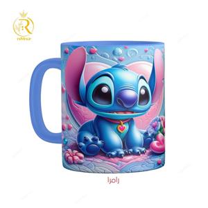 ماگ مدل استیج Stitch دسته رنگی کد 9156