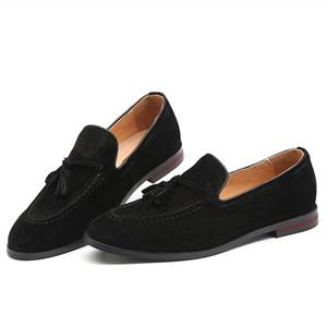 Men Loafers Business Flats Big Size 47 Simple Slip On Casual Footwear,Black Loafers,10 