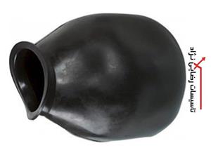 تیوپ منبعانبساط  آب ( تحت فشار)  24 لیتری، دهانه 80 ته بسته مدل سفا SeFa ایتالیا